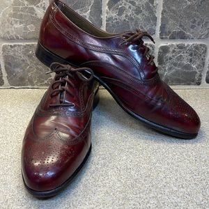 663 Berkshire 02 Extra Souple WING BALLY Switzerland SIZE 11D  Burgundy color.